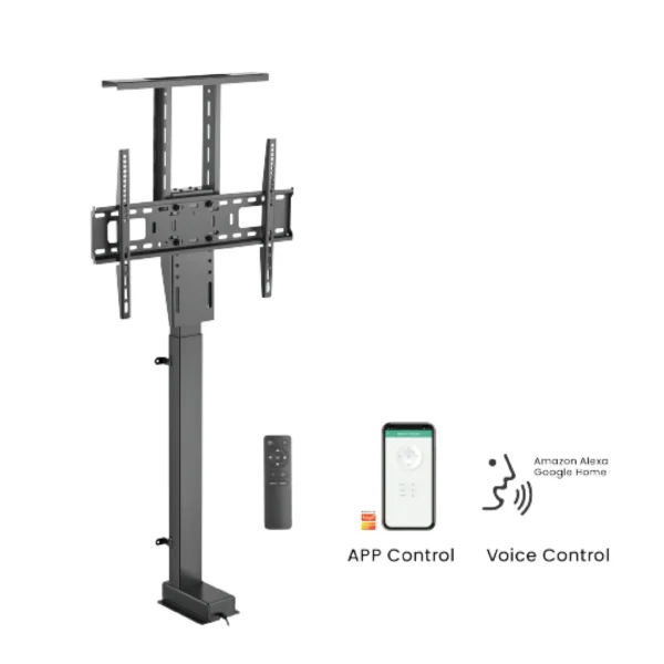 Smart Large Motorized Tv Lift Stand With Voice & App Control