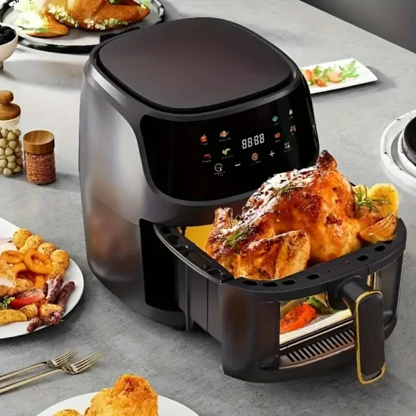 6L Digital Air Fryer Oven – Touch Control, Intelligent Cooking Programs, Multifunctional Electric Air Fryer for Home Kitchen (220V) - Image 4