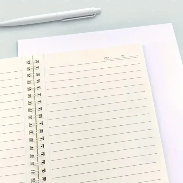 Spiral Notebook Set – 6 Pack A5 Ruled Notebooks, 200 Pages, Soft Cover, for School, Office, Journal, and Notes - Image 2
